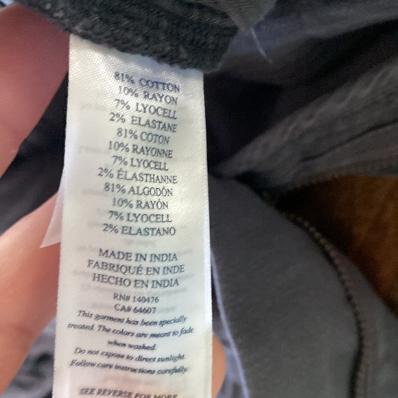 Stretch Terry 5 Pocket Jeans - Picture 10 of 10